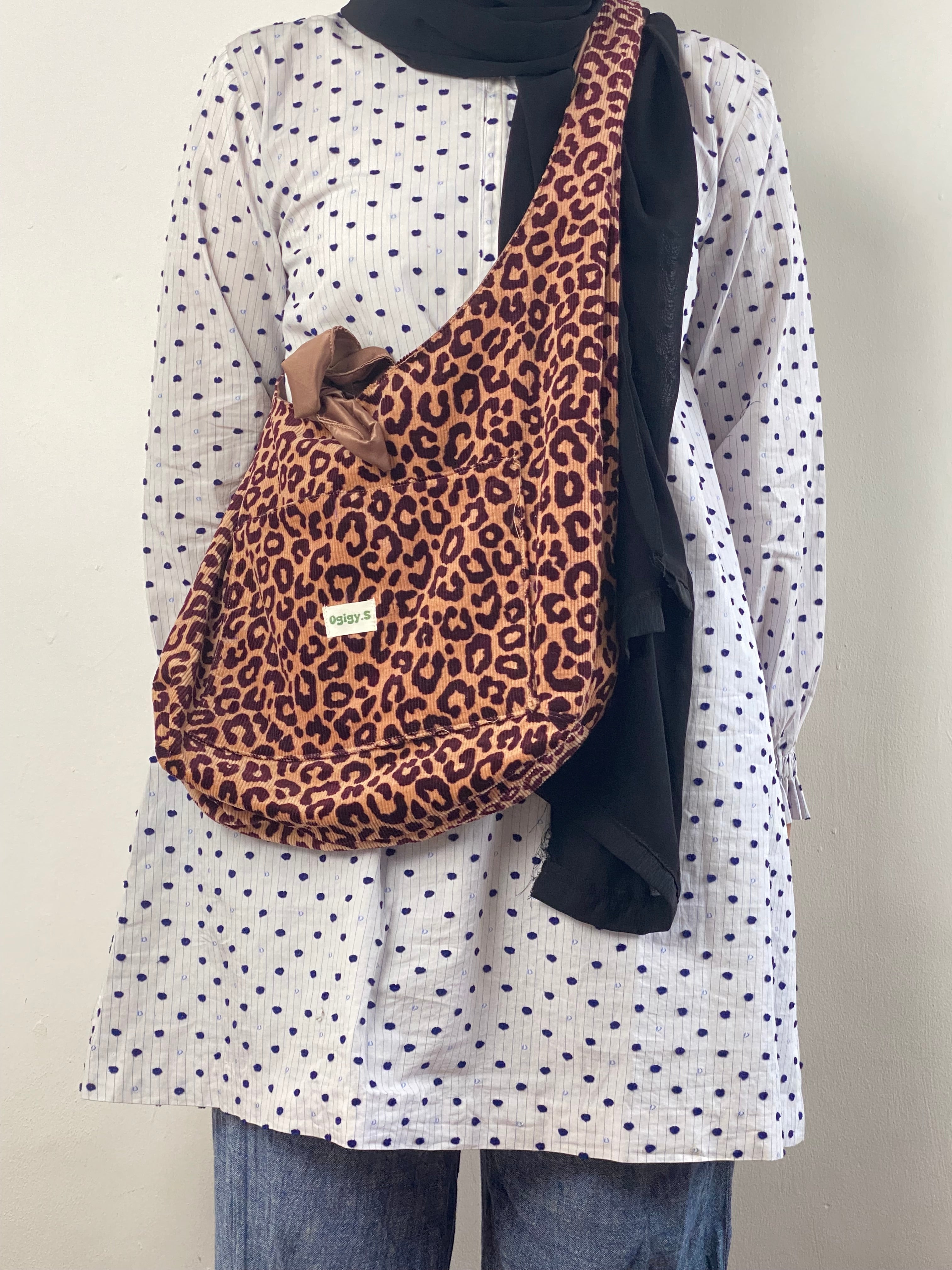 Velour Bow Tote