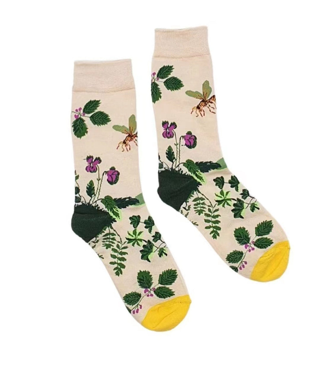Garden Story Socks