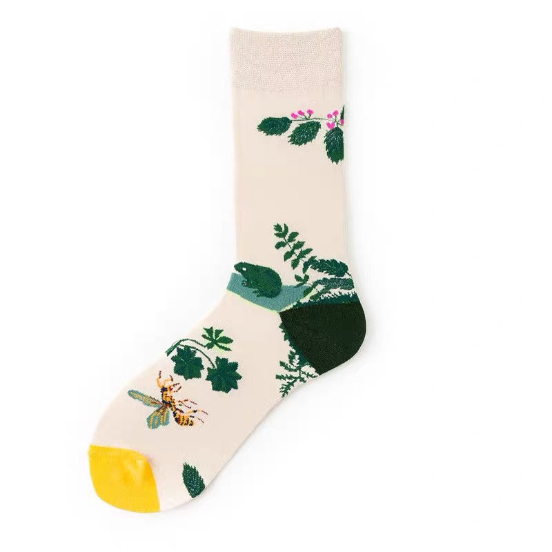Garden Story Socks