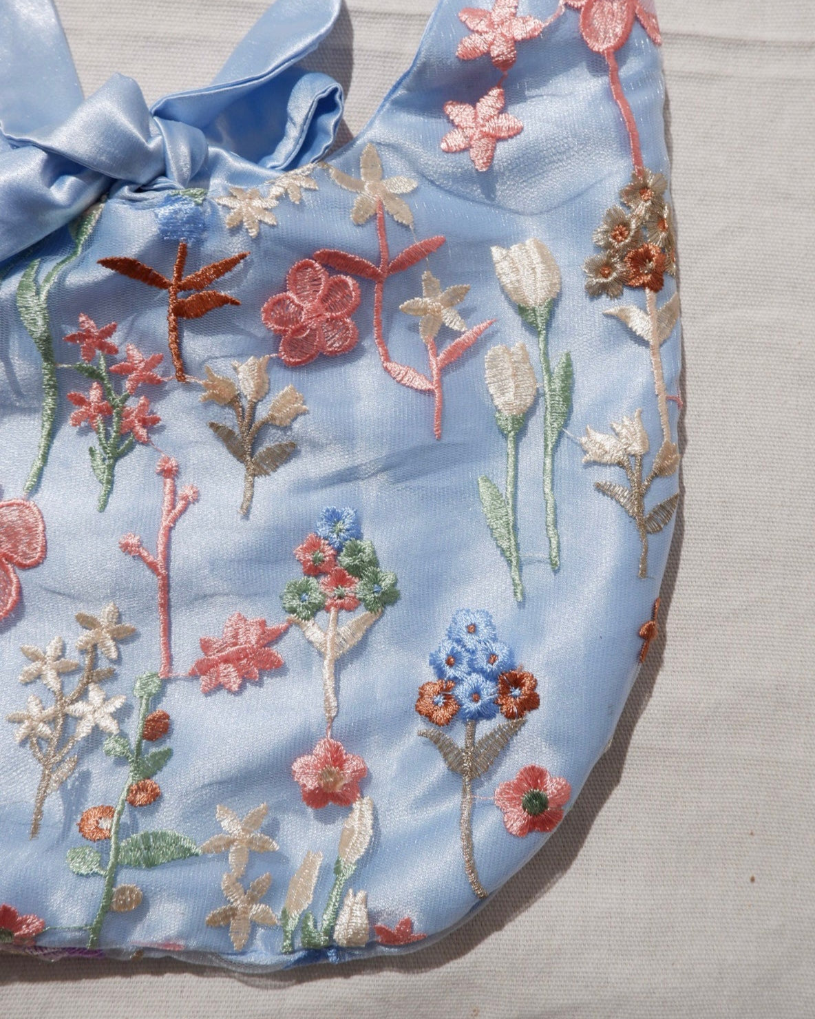 Floral Dream Tulle Shoulder Bag