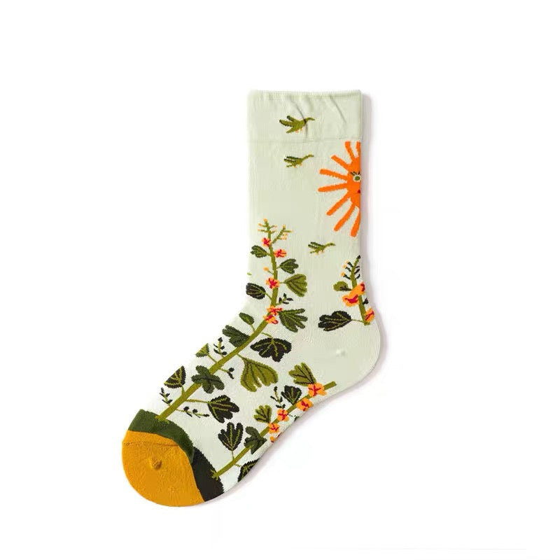 Sunny Garden Socks