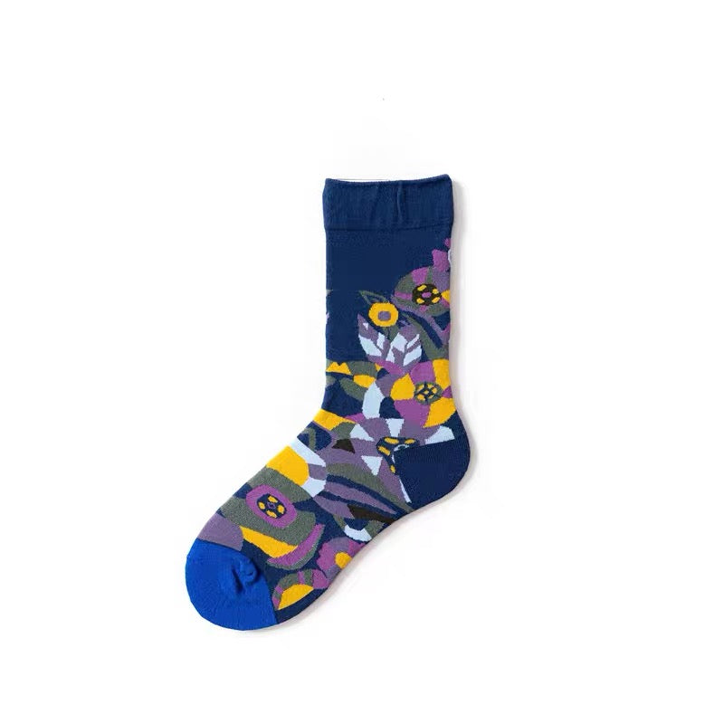 Midnight Bloom Socks