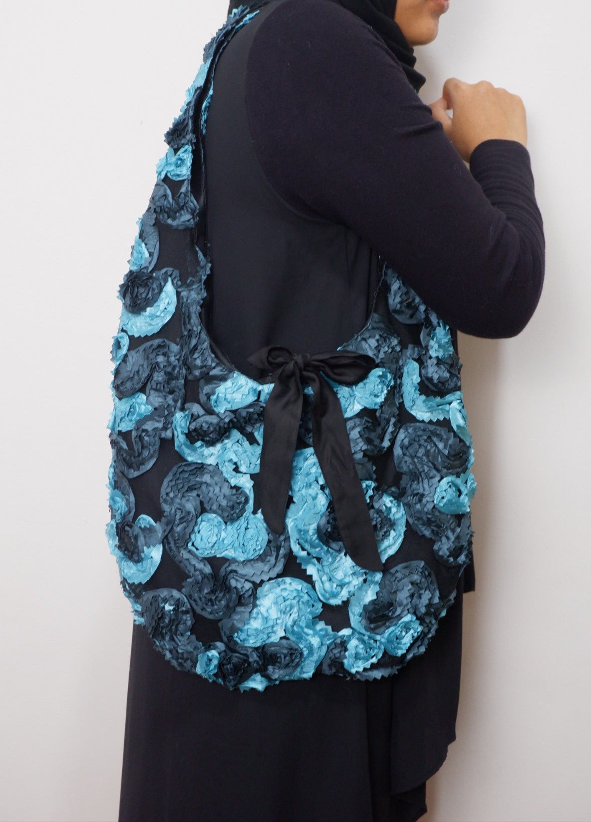 Floral Tulle Shoulder Bag