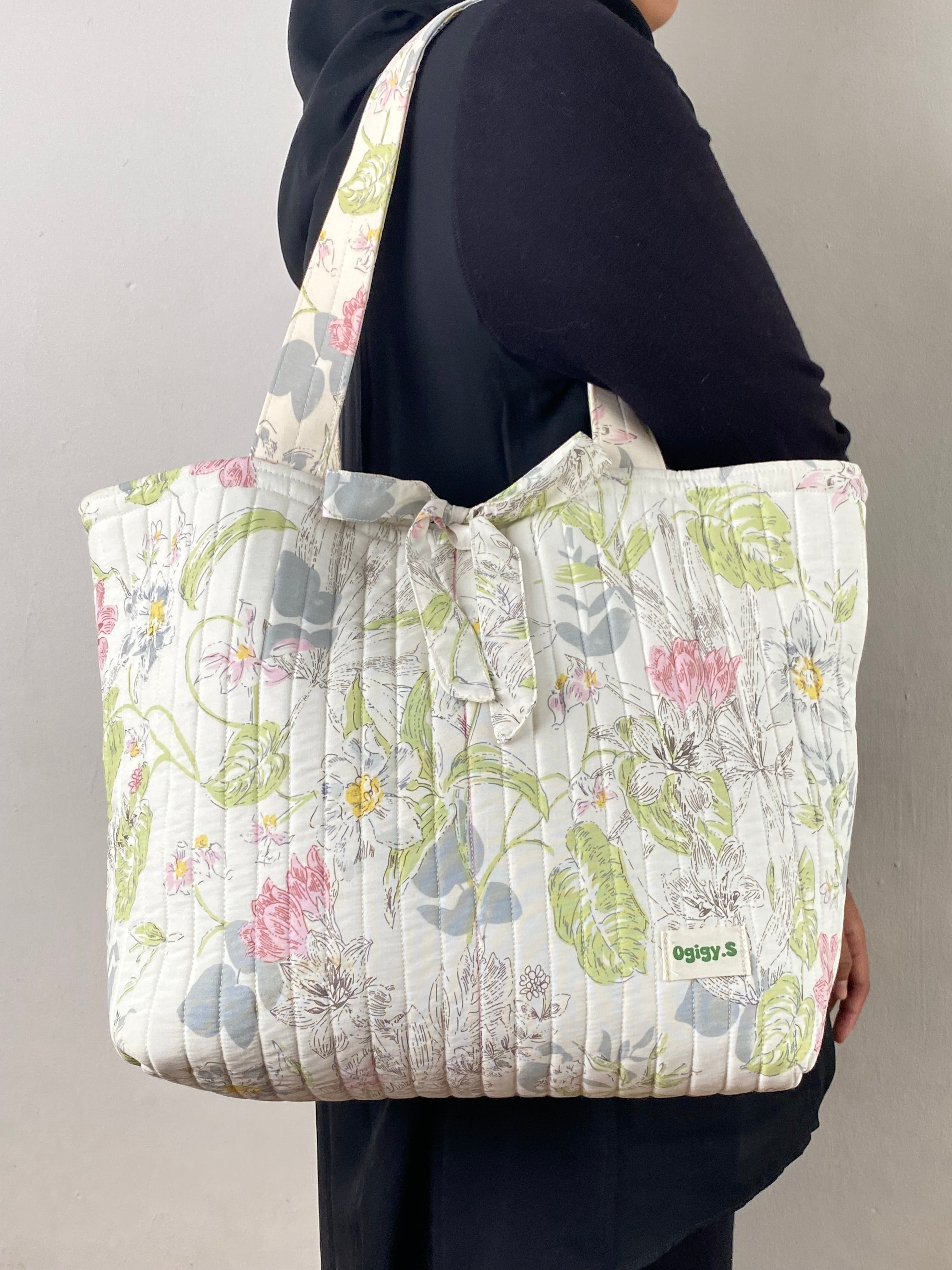 Aurora Blossom Tote Bag