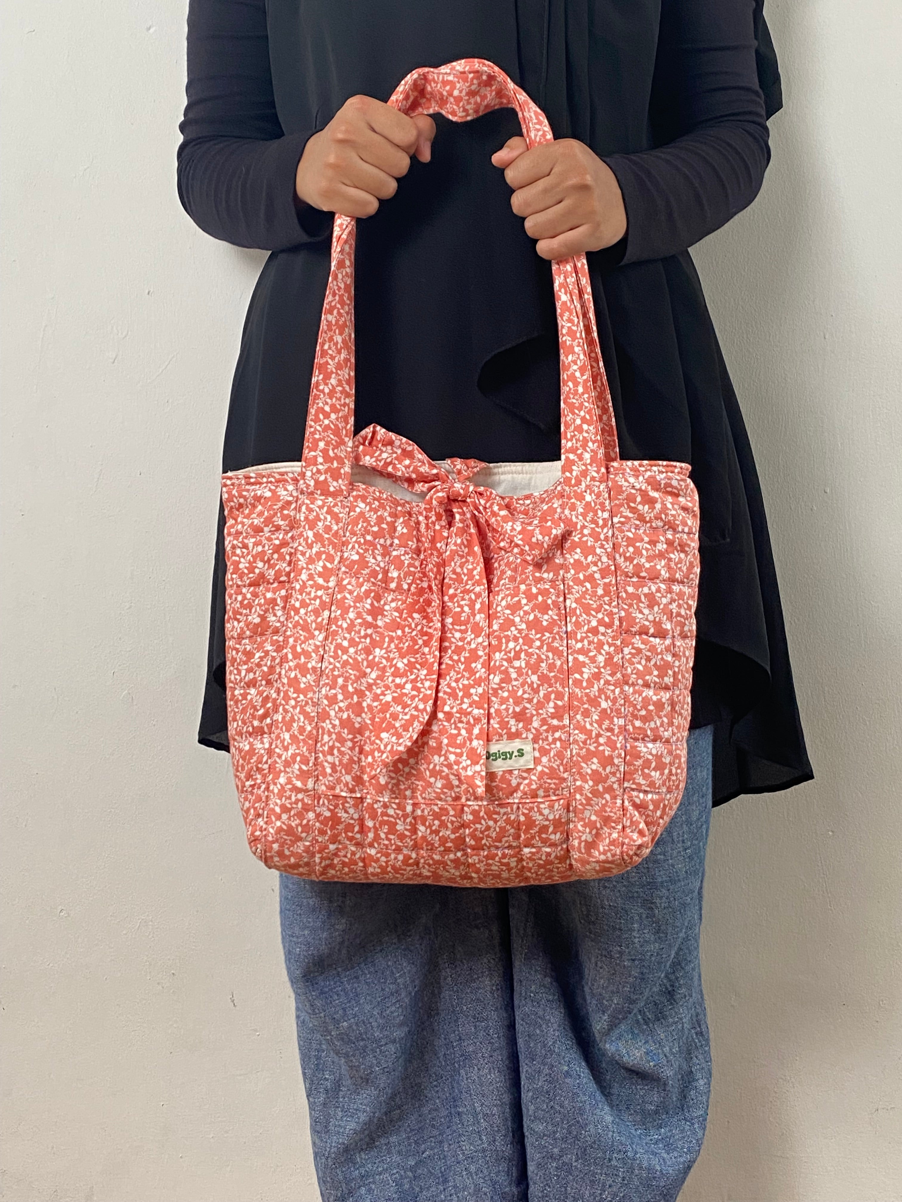 Coral Bloom Tote