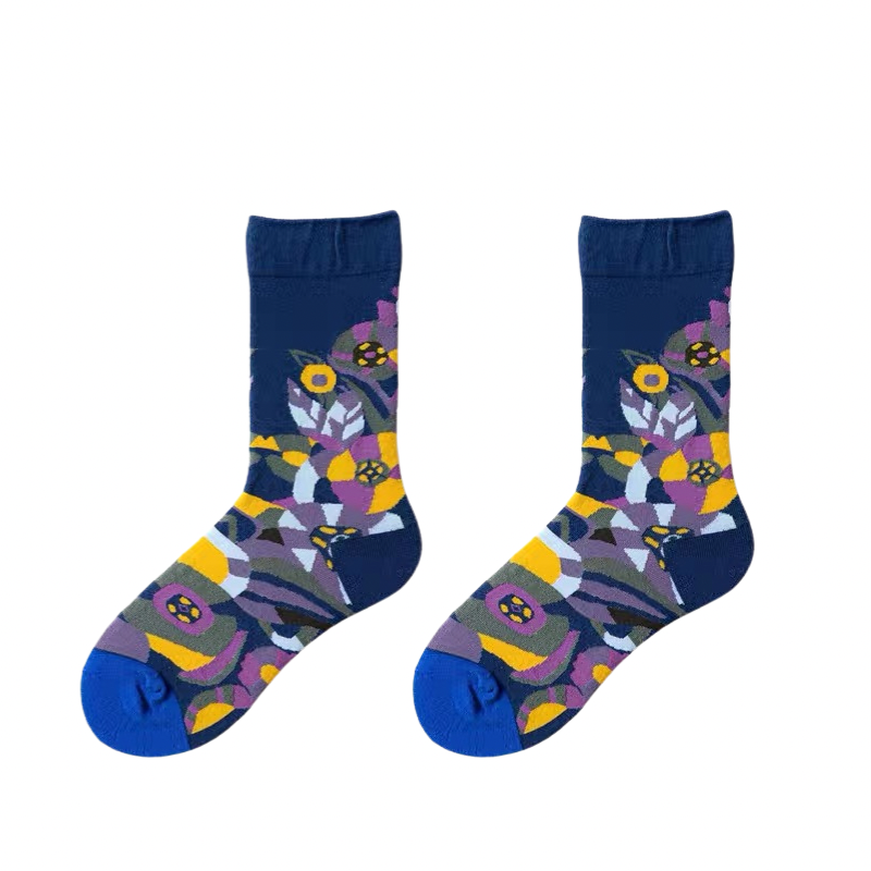 Midnight Bloom Socks